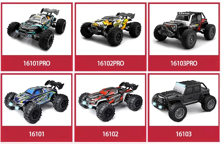 Carro de controle remoto 70KM com LED