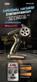 carro de controle remoto 80 km/h