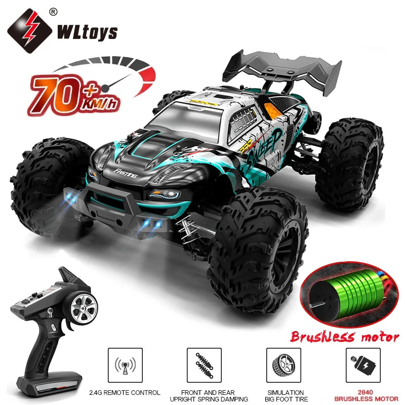 Carro de controle remoto 70KM com LED