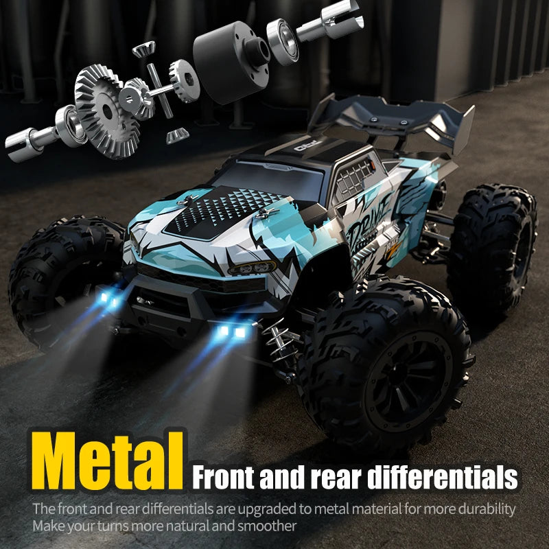 Carro de controle remoto 70KM com LED