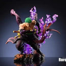 21cm One Piece Anime Figure Roronoa Zoro Figurine Pvc Gk Statue Figurine Model Doll Collection Room Decora Desk Toys Gift