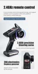 Carro de controle remoto 70KM com LED