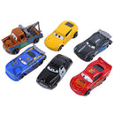 Disney pixar carros conjunto relâmpago mcqueen xerife mack caminhão diecast metal
