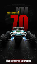 Carro de controle remoto 70KM com LED